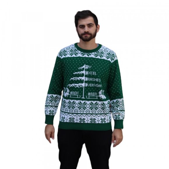 My Excel Crashes Everyday Funny Christmas Sweater - Picture 1 of 2